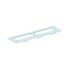 Alapkeret FL21 bevezetőhöz vakfedél porszórt acél 600mmx 180mm Prisma G Schneider - LVS08871