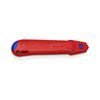 Behúzható pengéjű kés (sniccer) univerzális egyenes CutiX KNIPEX - 9010165BK