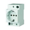 Dugaszolóaljzat 2P+F sínre sorolható 250V AC 16A földelt 2.5M Z-SD230 EATON - 266875