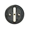Dugvilla 2P+E piros gyűrűvel földelt 16A egyenes 250V fekete gumi csavaros IP54 Taurus PCE - 0512-sr