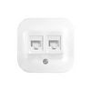 Forix adatcsatlakozó dugalj UTP RJ45 8(8) Cat5e fehér csavaros LEGRAND - 782428