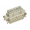 Ipari csatlakozó betét anya 10P 16A 250V csavaros hüvely termoplaszt-betét Han 10A-BU-S HARTING - 09200102812