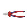 Oldalcsípő fogó 62HRC max.d4/2,8/2mm hosszított vágóél piros-kék normál 160mm KNIPEX - 7002160