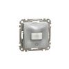 SednaÚj mozgásérzékelő nyomóval 160° 10A alumínium 2200W 230V IP20 süllyesztett Schneider - SDD113504