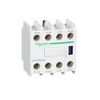 Segédérintkező blokk D-hez előlapra rádugható 4-z 10A/AC15/230V csavaros TeSys LAD-N Schneider - LADN40