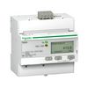 Sorolható fogyasztásmérő 3F LCD elektronikus 3/4-vezetékes áramváltós 5A Acti9 iEM Schneider - A9MEM3250
