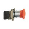 Vészgomba-nyomó komplett d22 1ny 1z süllyesztett 40mm-fej fordító nyugtázás Harmony XB4 Schneider - XB4BS8445