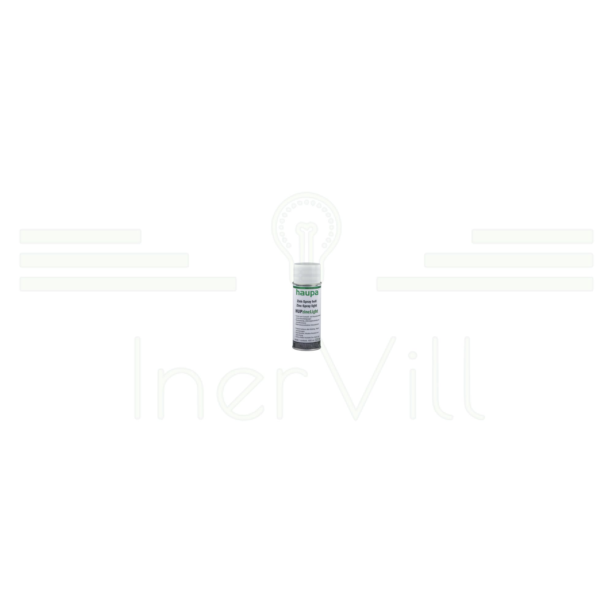 Cink spray világos galvanizált felületek-hoz felületvédelem 400ml HUPzinc Haupa - 170152