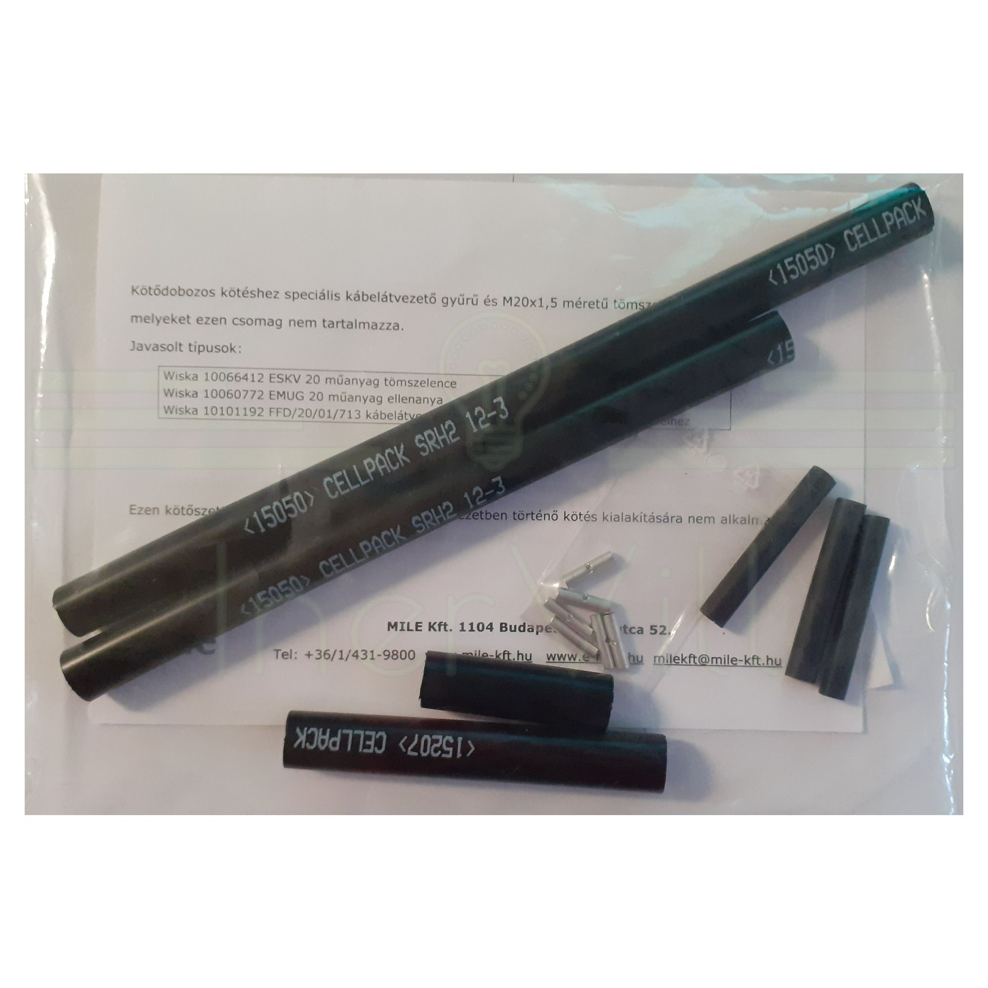 Fűtőkábel csatlakozókészlet (D-TRACE, ELSR, SJXFJ) - KÖT1