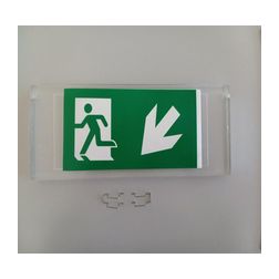 Élvilágítós plexi vészvilágítóhoz kétoldalas szimmetrikus műanyag MLX JM 515 LED HUNILUX - HL0016609