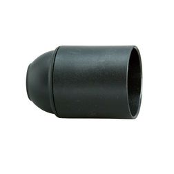 Izzólámpa foglalat pattintós lengő E27 dugaszolható műanyag fekete Kopp - 210515000