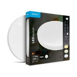 LED fali/menny. lámpatest távirányítóval 3CCT DIM falonkívüli 2x 22W 2200lm 25000h A-B204 Modee - ML-CLA3CCT22W-B204S