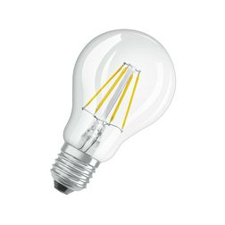 LED lámpa A60 körte filament 4W- 40W E27 470lm 827 220-240V AC 10000h 300° 2700K LVCLA40 LEDVANCE - 4058075439856
