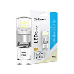 LED lámpa alumínium T18 2,6W- 30W G9 320lm 840 220-240V AC 50000h 300° 4000K Modee - ML-G9A4000K2,6WNB1