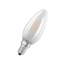 LED lámpa B35 gyertya filament 2,5W- 25W E14 250lm 827 220-240V AC 15000h 300° LEDPCLB40 LEDVANCE matt - 4099854069437