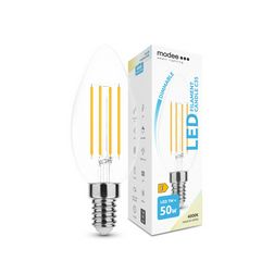 LED lámpa B35 gyertya filament 7W- 50W E14 806lm 840 DIM 220-240V AC 35000h 360° 4000K Modee - ML-CF4000K7WE14D