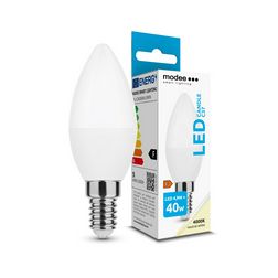 LED lámpa B37 gyertya 4,9W- 40W E14 470lm 840 220-240V AC 25000h 200° 4000K Modee - ML-C4000K4,9WN