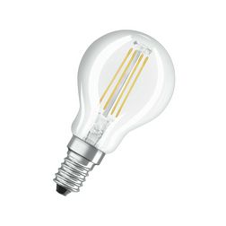 LED lámpa P45 kisgömb filament 4W- 40W E14 470lm 827 220-240V AC 10000h 300° LVCLP40 LEDVANCE - 4058075438590
