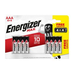 Mikro elem AAA 1.5V alkáli-mangán LR 03 Micro(AAA/R03) MN2400 Max Energizer - E301530900M
