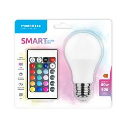 Modee LED Smart (Remote) Globe (Gömb) A60 9,4W E27 270° RGBW (806 lumen) 2 év gar.