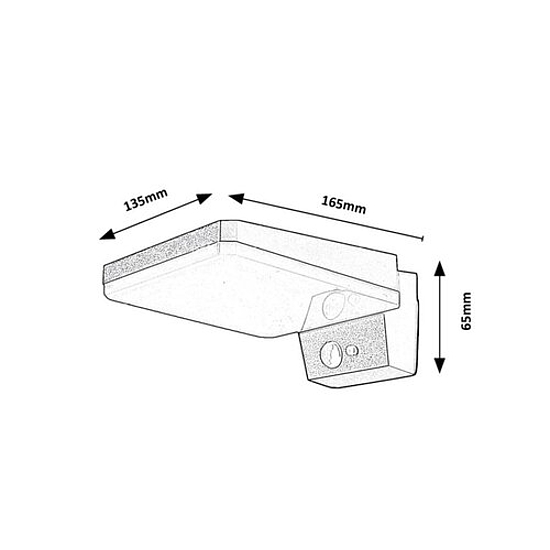 Rábalux 77078 Lasset kültéri falikar