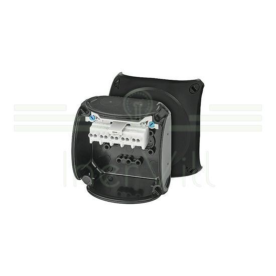 Rb kötődoboz 13,5A/690V 5x2x2,5mm2-kapocs UV-álló 93mm x 93mm x 62mm IP66 KX 0202 C Hensel - KX0202C