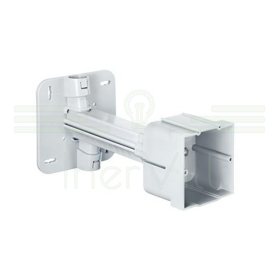 Szerelvénydoboz tartó teleszkópos kerek 68mm-hossz 70mm műanyag szürke KAISER - 1159-61